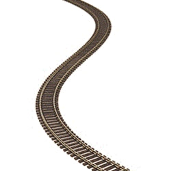 Atlas 500 HO code 83 Superflex track - wooden ties